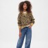 BOXY COTTON PO_SEPT CHEETAH BROWN