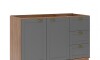Bajo Mesada Americana 120cm Gris Bajo Mesada Americana 120cm Gris