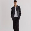 Camisa claire efecto cuero Negro
