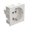 MODULO TOMA CORRIENTE SCHUKO BLANCO REGGIO Modulo Toma Corriente Schuko Blanco Reggio