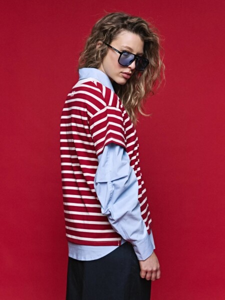 T-SHIRT D.CASSIN MAIKA ROJO