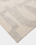 Alfombra Norela de mezcla lana jacquard gris 300 x 200 cm Alfombra Norela de mezcla lana jacquard gris 300 x 200 cm