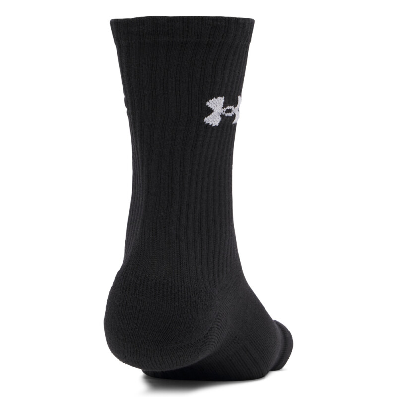 UA Performance Cotton 3p Crw-BLK BLK-008