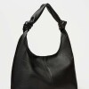 Cartera al hombro Juana en Cuero Negro