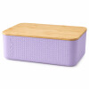 Panera Bodum con Tapa de Bambu Pequeña Lila