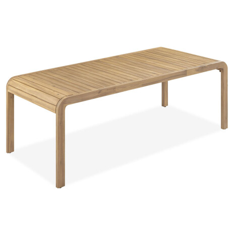 SET DE COMEDOR EXTERIOR MADERA-ACACIA NATURAL-BEIGE CAMEO