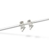 Caravanas Delfines-Plata 925-Sin piedra-CA3478 sinpiedra