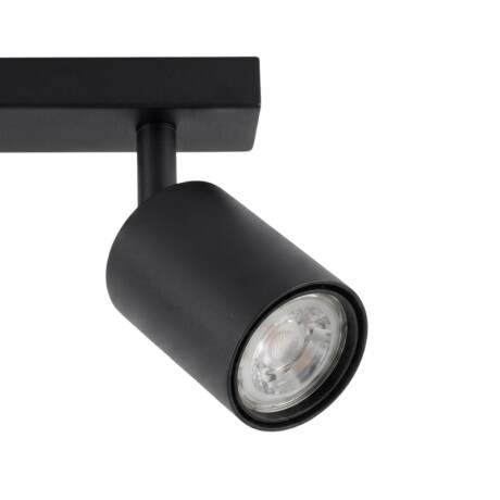 AASOL20 Luminaria de Techo Leticia Doble Negra