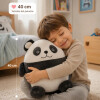 Manta De Apego Peluche C/Frazada 1.60m X 1.00m Inf. Panda