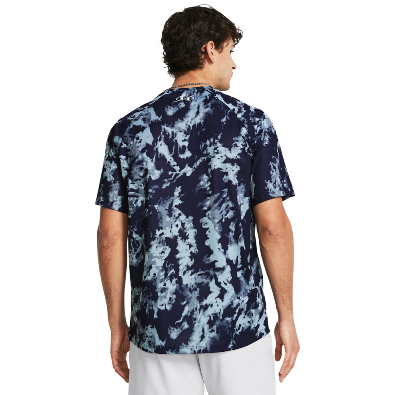 UA TECH ABC CAMO SS-BLU BLU-410