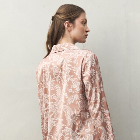 CAMISA GINGER PRINTED Tostado