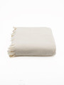 PIE DE CAMA POLAR MARFIL CRUDO