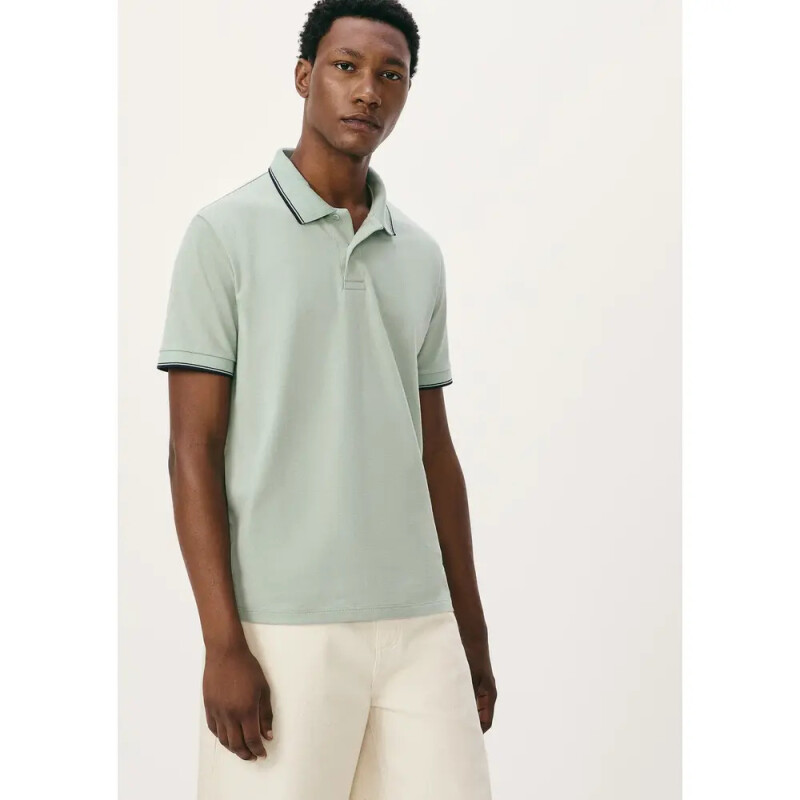 CAMISA POLO MM MASC VERDE CLARO