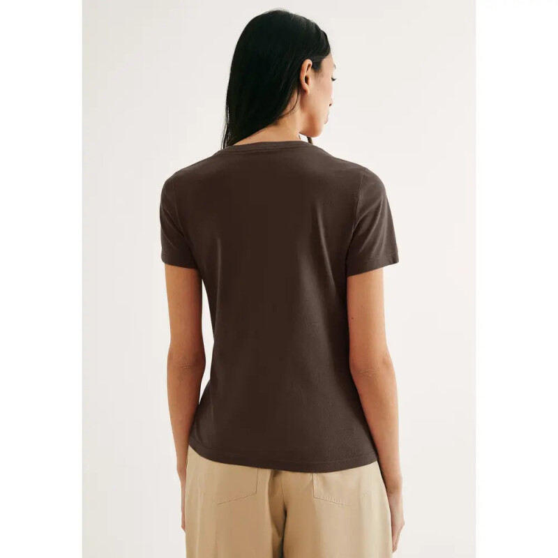 BLUSA MM FEM MARROM ESCURO