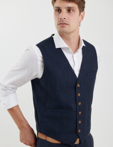 470696 CHALECO VESTIR HARRINGTON SELECT Azul Oscuro