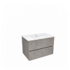 Mueble de baño 2 cajones Gris claro 60cm Mueble De Baño 2 Cajones Gris Claro 60cm