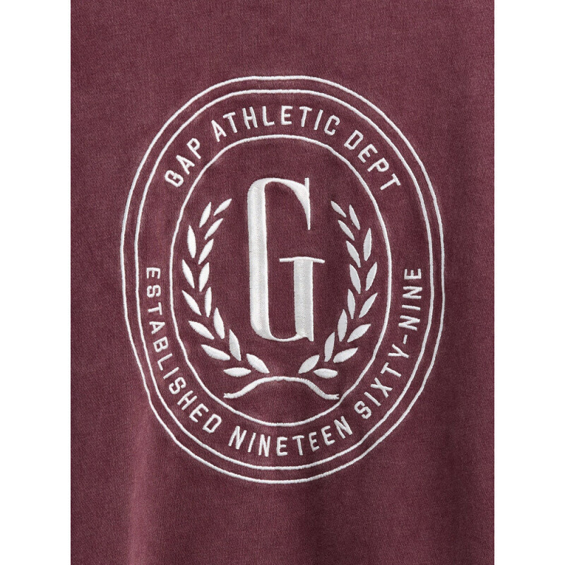 TUNIC LOGO PULLOVER TUSCAN RED WASH