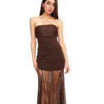 VESTIDO SELENE MARRON