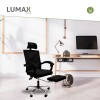 Silla Ejecutiva Ergonómica Lumax Modelo Clyde con Apoyapies Negro