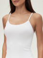 MUSCULOSA BASICA SEAMLESS BLANCO