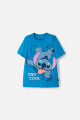 Remera m/c niño STITCH AZUL