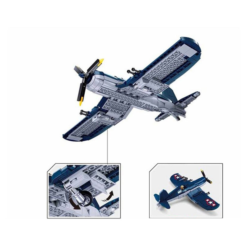 Avión Segunda Guerra Mundial 550 Piezas Sluban Avión Segunda Guerra Mundial 550 Piezas Sluban