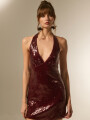 Vestido Lentus Bordeaux