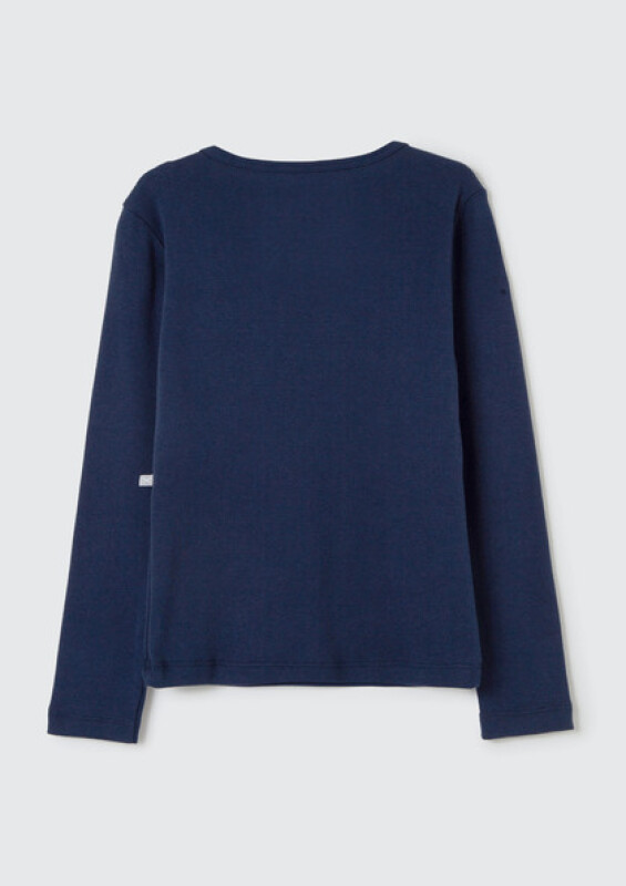 BLUSA ML FEM AZUL OSCURO