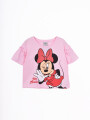 REMERA MOÑA MINNIE ROSA CLARO