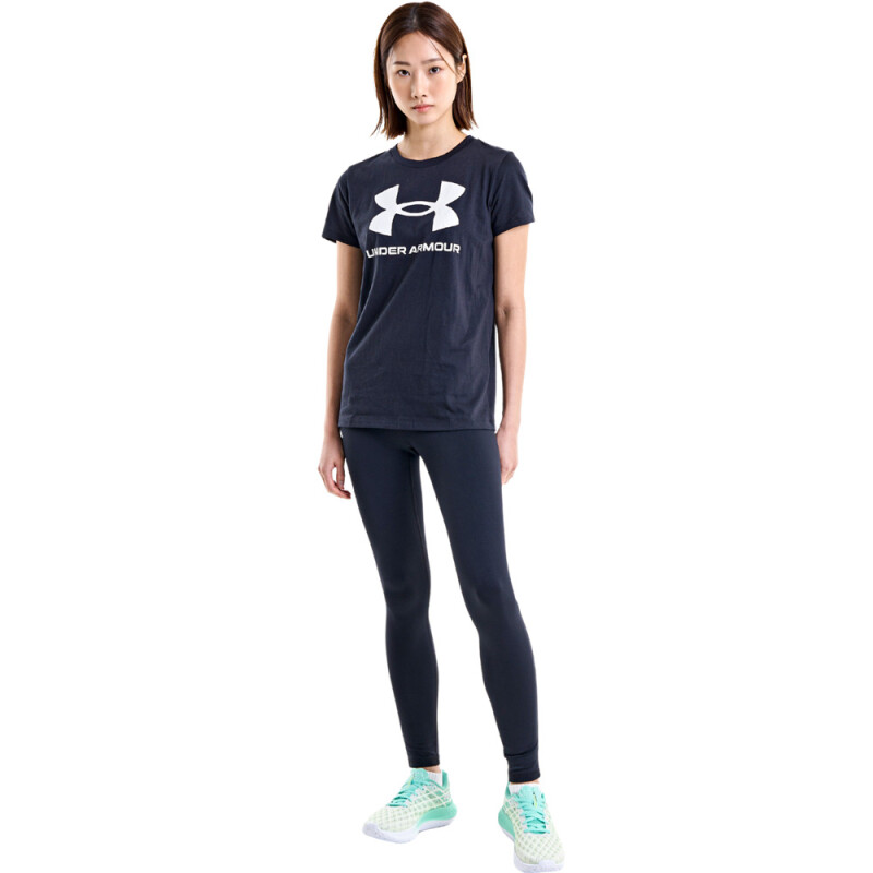 UA W SPORTSTYLE LOGO SS-PPL BLK-001