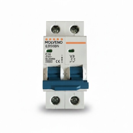 INTERRUPTOR TERMOMAGNÉTICO Interruptor Termomagnético 16A Tipo C 2P