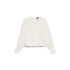 VMFRIBA LS BUBBLEHEM TOP WVN SNOW WHITE