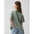 SS EXTRA RELAXUED TUNIC TEE_GRAPHIC MAY SAGE