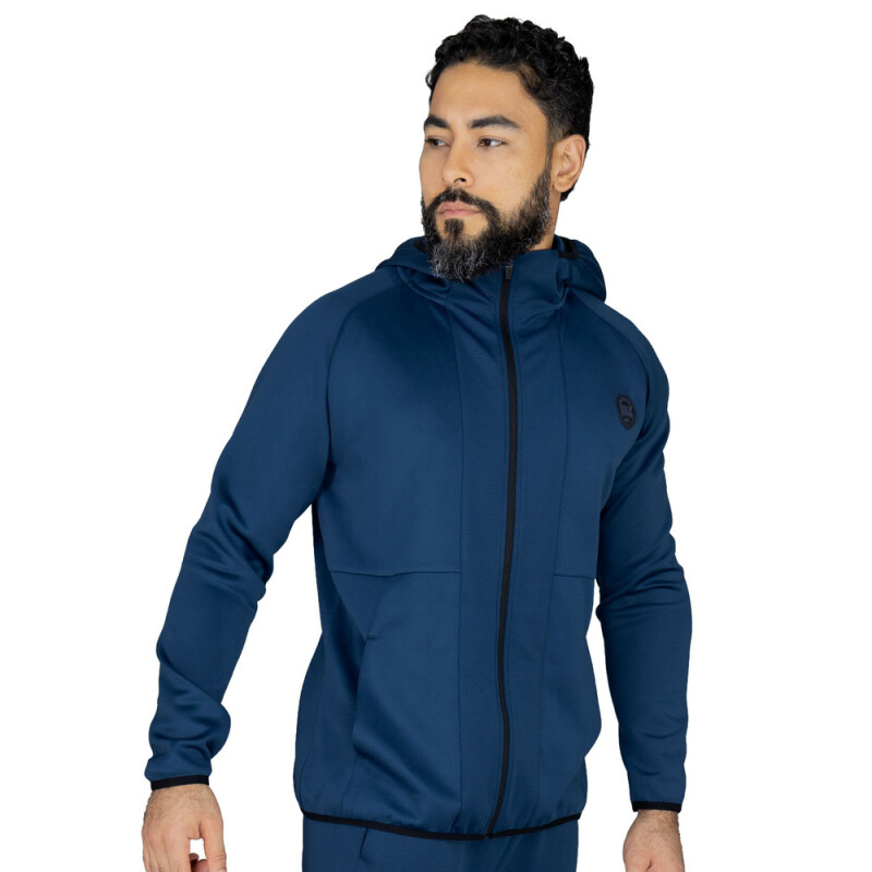 JACKET MEN POLY/SPX EVERLAST SCUBA PS BL NEGRO