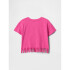 DIS SS FRINGE RELAXED GRAPHIC TEE STANDOUT PINK