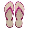 Sandalias Havaianas Top Point Fusion Mujer Rosa Gum/beige Palha