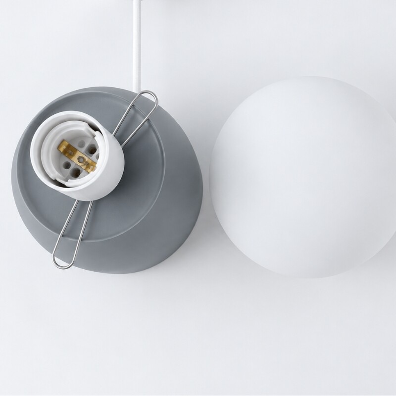 ARTEFACTO DECORATIVO DE MESA DALU Luminaria De Mesa Dalu Gris
