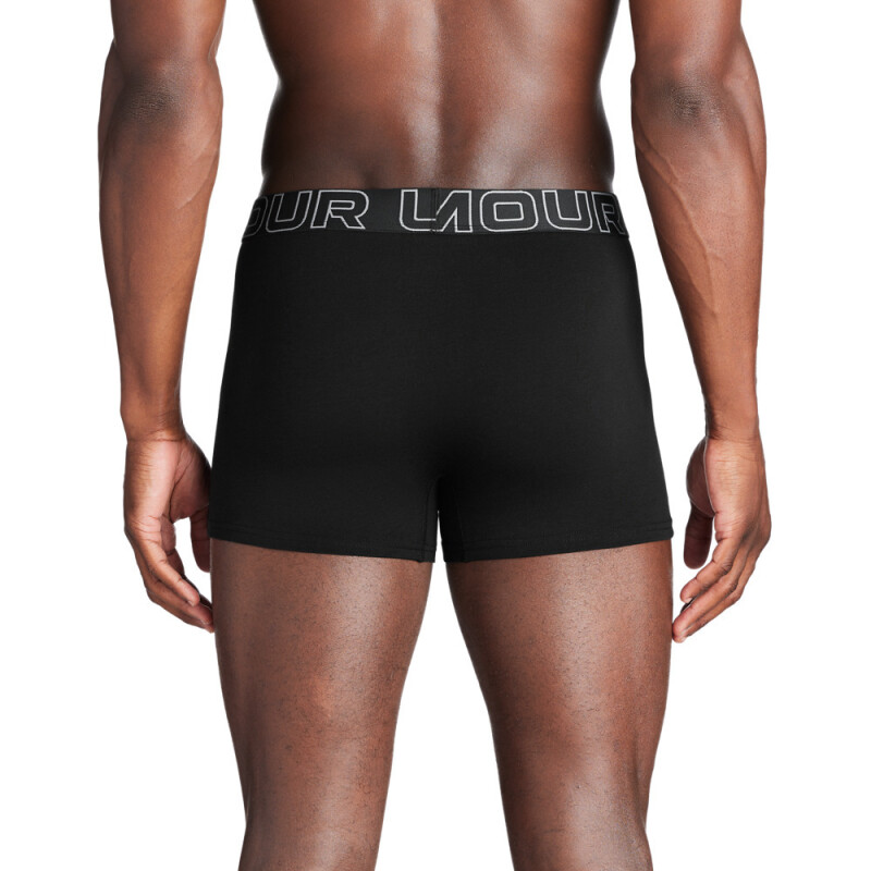 UA PERFORMANCE COTTON - SOLID 3 IN 3PK BLK