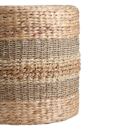 TABURETE CHARLOTTE RATTAN NATURAL-BEIGE LS-0018 NATURAL