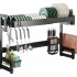 Escurridor De Platos Ajustable Extensible 62 A 92 Cm Acero Negro Para Vajilla Imback Escurridor De Platos Ajustable Extensible 62 A 92 Cm Acero Negro Para Vajilla Imback