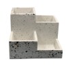 Organizador Cerámica Escalonado 16x16 cm Terrazo