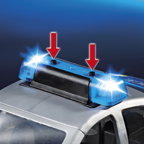 Coche Patrulla Policía con Luz Playmobil 24 Piezas U