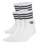 Medias Adidas 3S Crew S 6 Pack Unisex White
