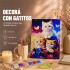 Kit de Pintura Diamante 5D Gatitos 40 x 30 cm DISENO2