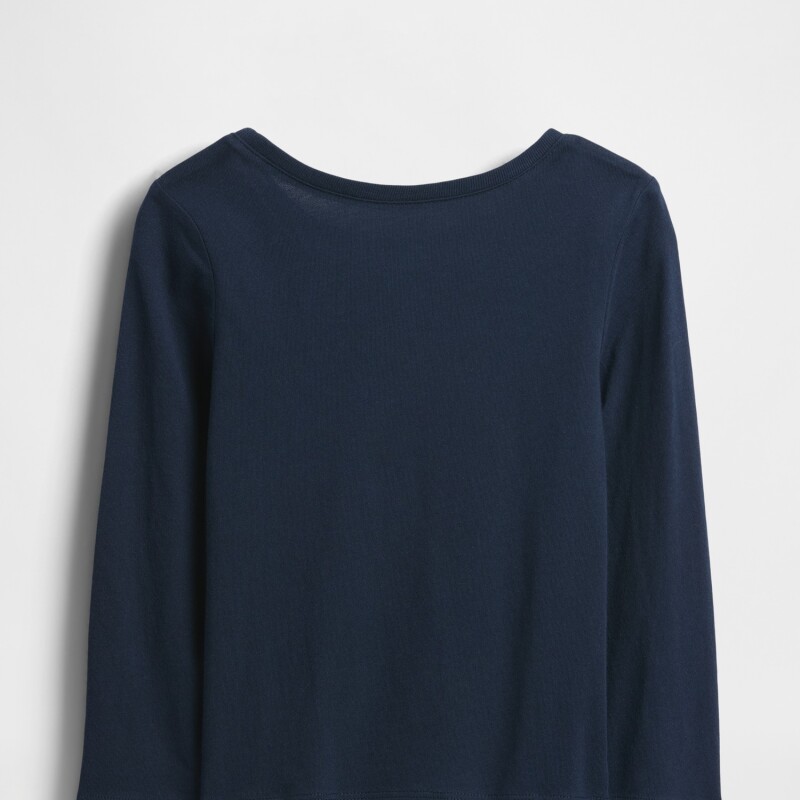 V-FRCH LS LOGO TEE TAPESTRY NAVY