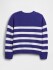 CREW PRINT SWEATER SPECTRUM BLUE