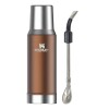 Set Stanley Termo tapa mate 2en1 800ml + Bombilla Bronce