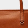 Shopper Vera en cuero graneado Cuoio