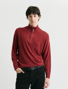 470415 REMERA HARRINGTON LABEL Bordo