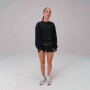 Polera Heavy Terry Cropped Pullover Mujer Black